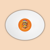 10-Inch White Oval Canvas Board